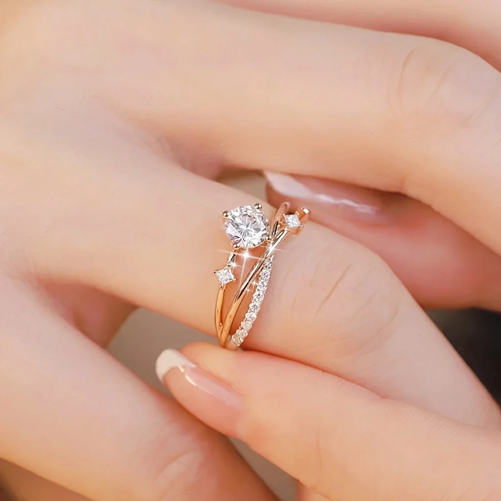 Radiant Grace Ring | Gemeinsam gegen Brustkrebs (1+1 GRATIS)