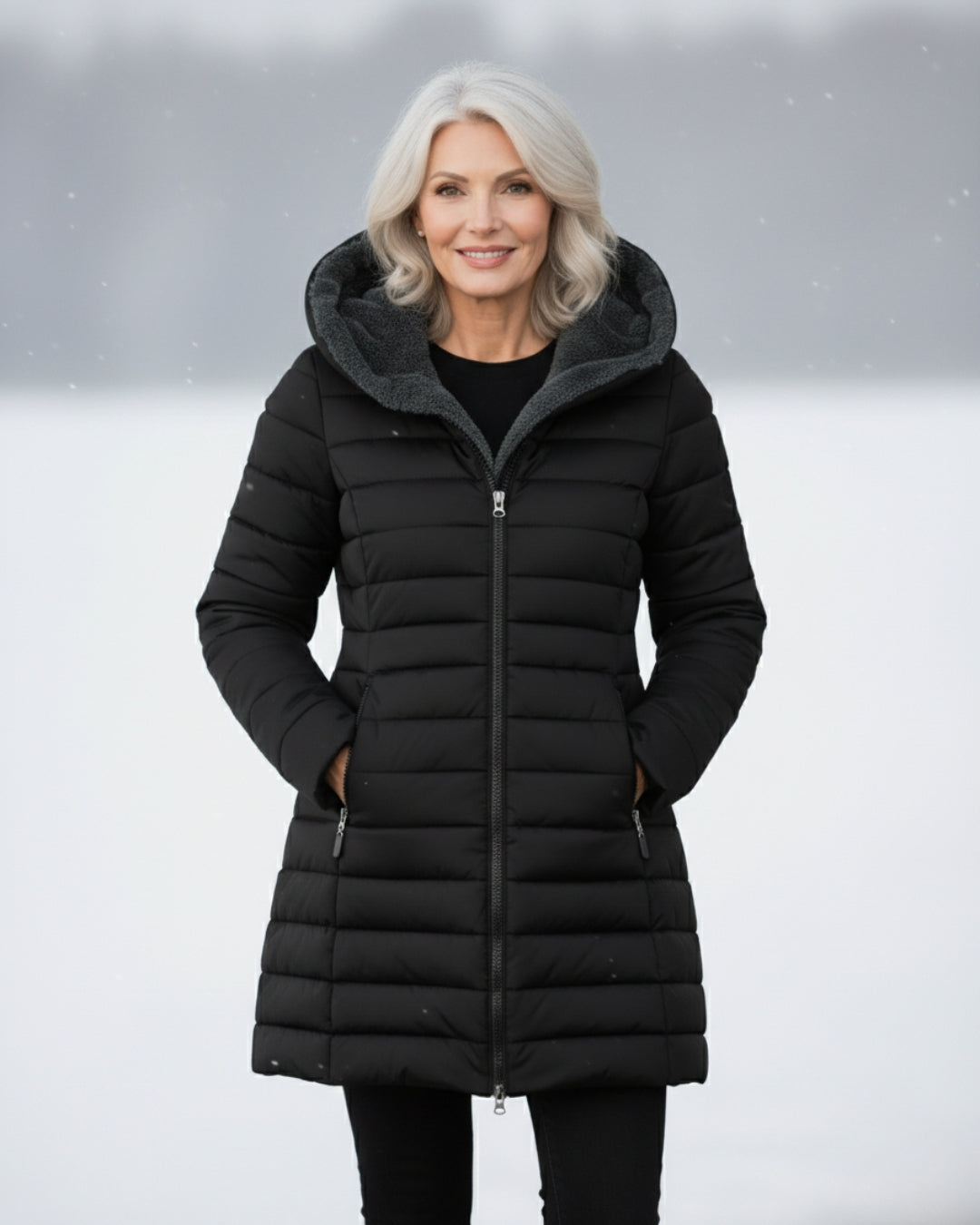 Clair | Puffer-Mantel mit Fleece-Futter