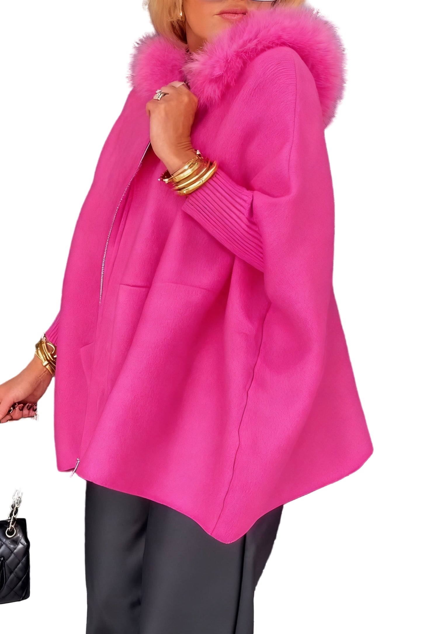 Anouka – Kapuzenjacke mit Reissverschluss und langen Ärmeln