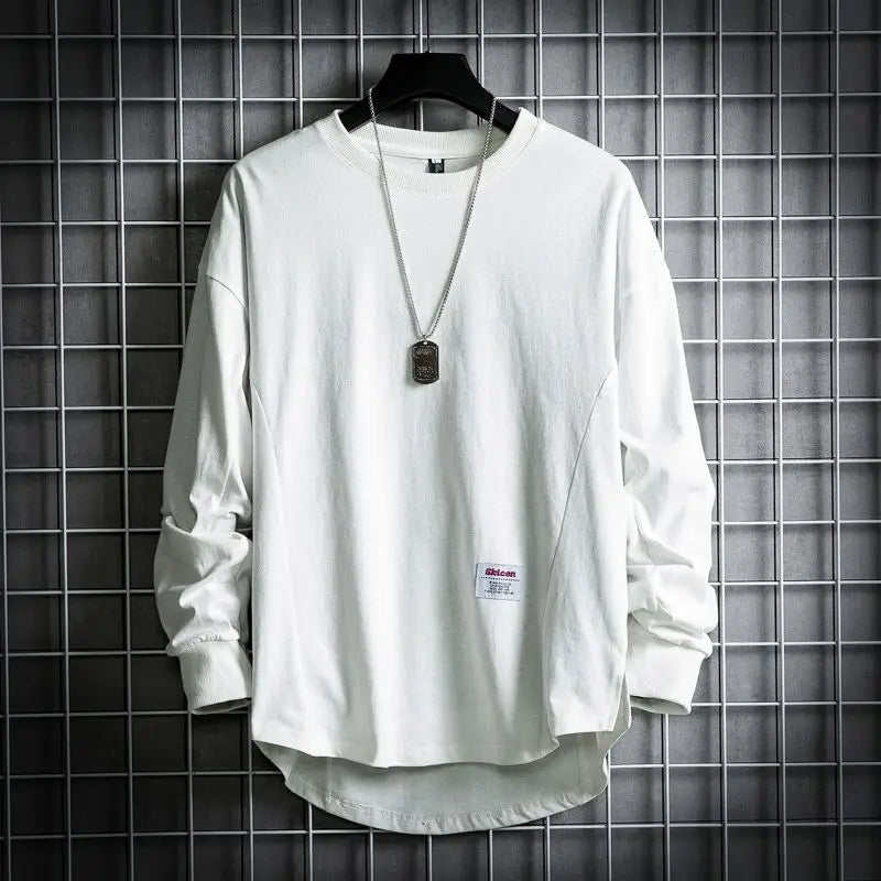 Heritage Drop-Hem Pullover