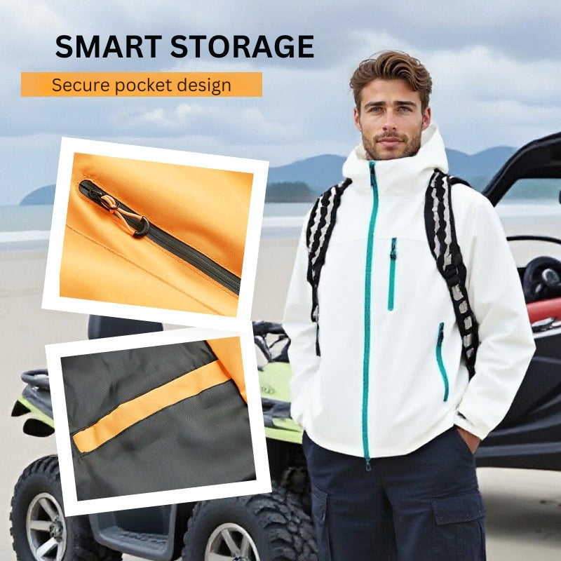 Jacob – Wasserdichte Jacke mit Reissverschluss