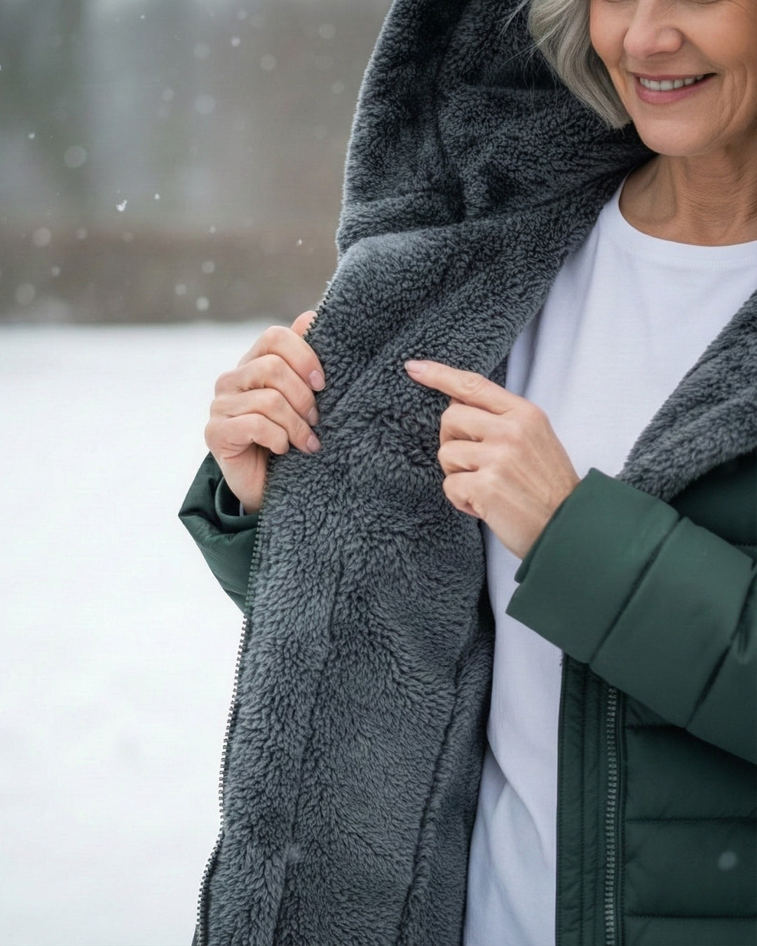 Clair | Puffer-Mantel mit Fleece-Futter