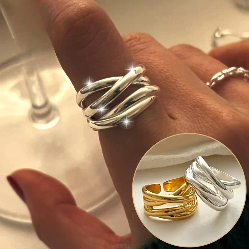 Zeitloser Goldring | Zäme gäge Brustchrebs (1+1 GRATIS)