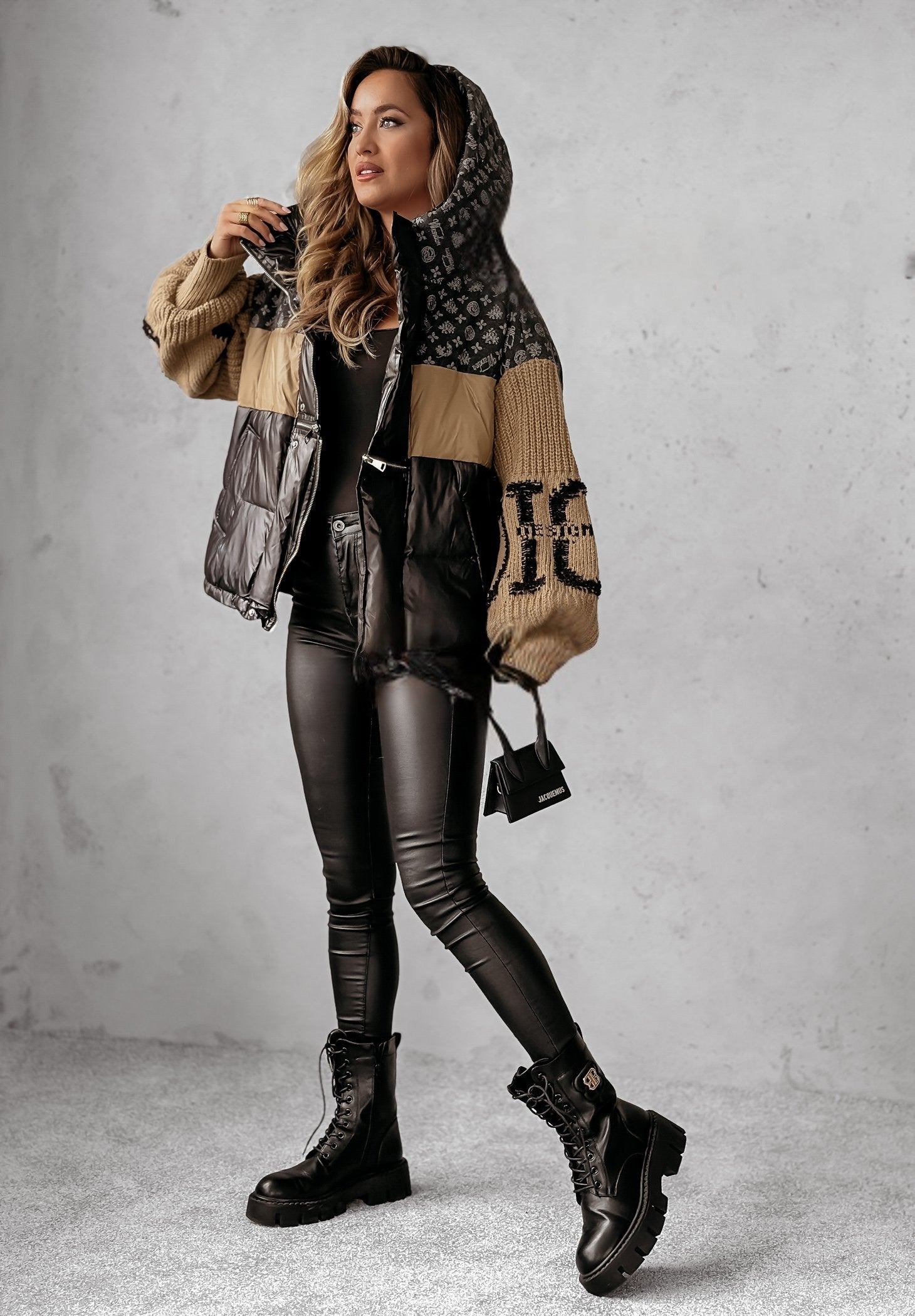 Mayce™ | Patchwork-Pufferjacke