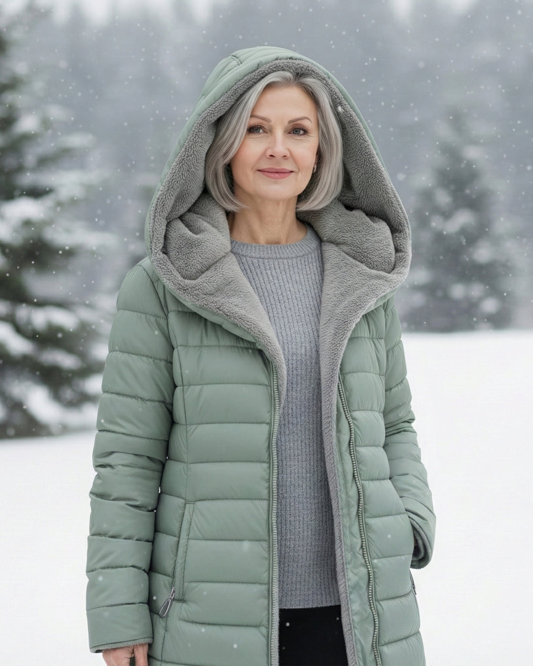 Clair | Puffer-Mantel mit Fleece-Futter