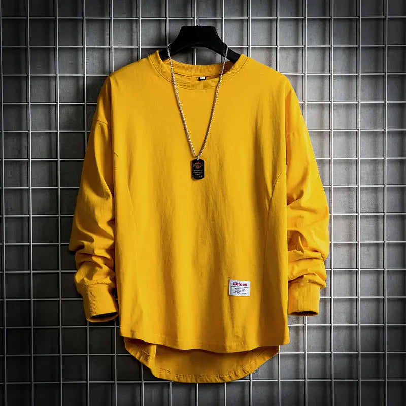 Heritage Drop-Hem Pullover