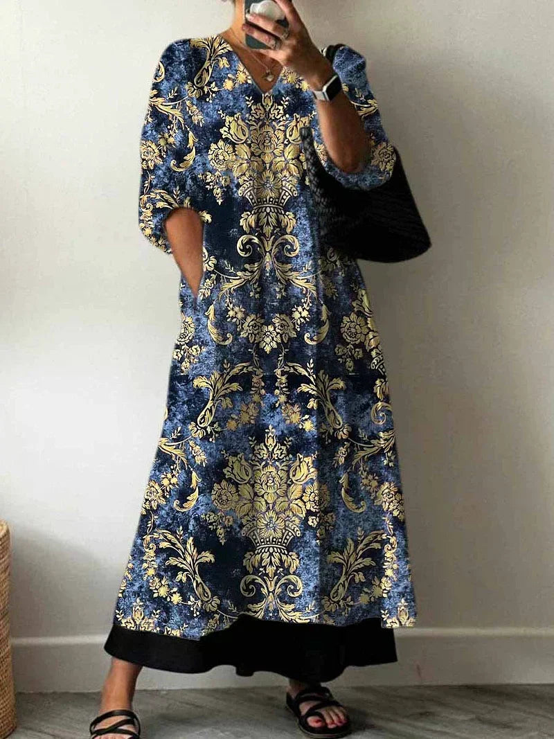 Elegantes bedrucktes Kleid Sarah