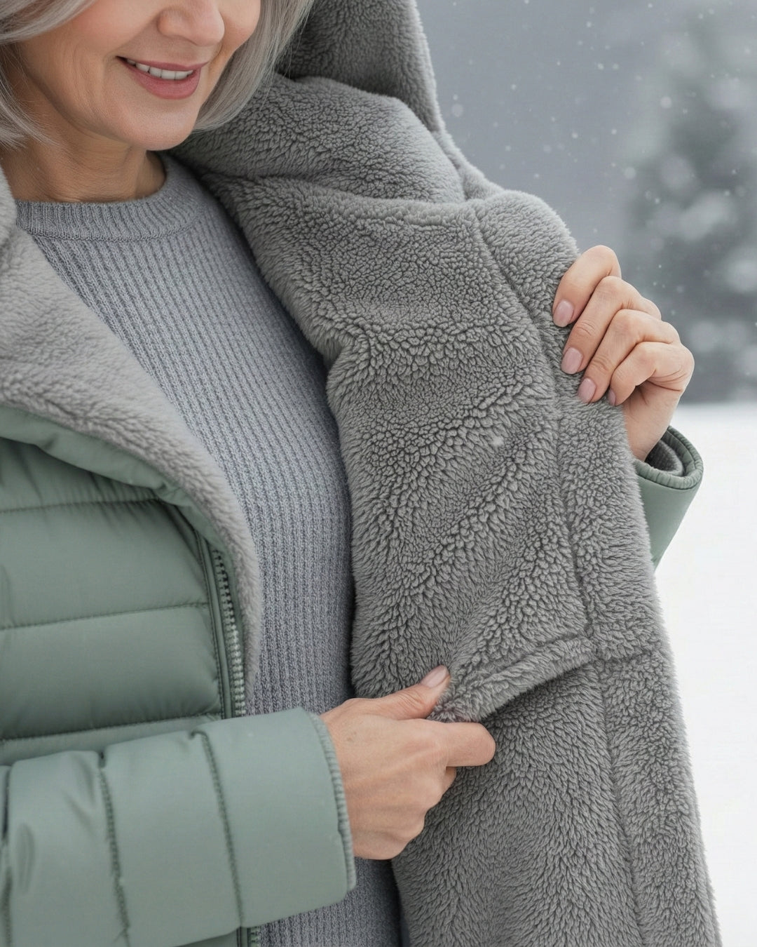 Clair | Puffer-Mantel mit Fleece-Futter