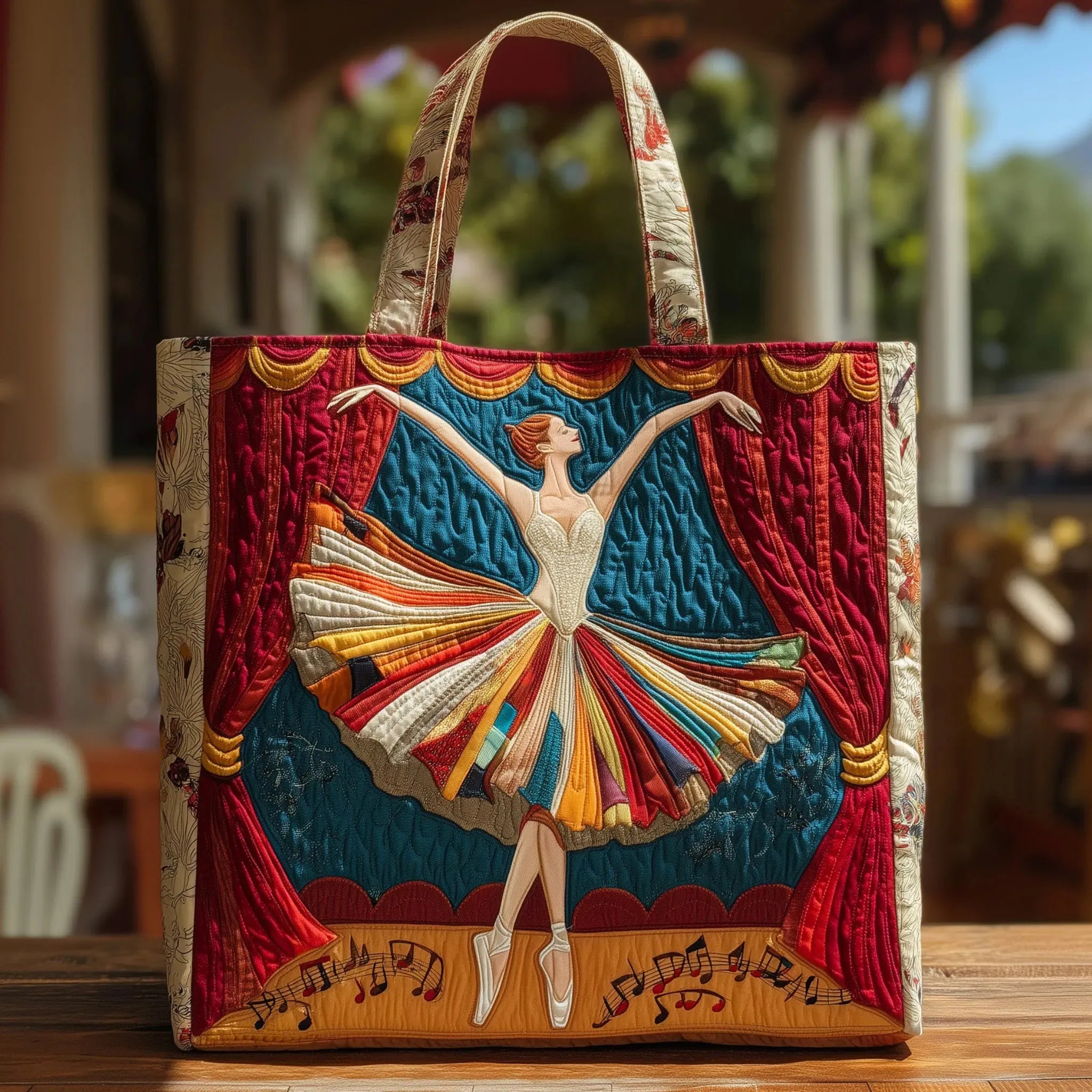 Gepolsterte Tasche - Elegante Ballerina