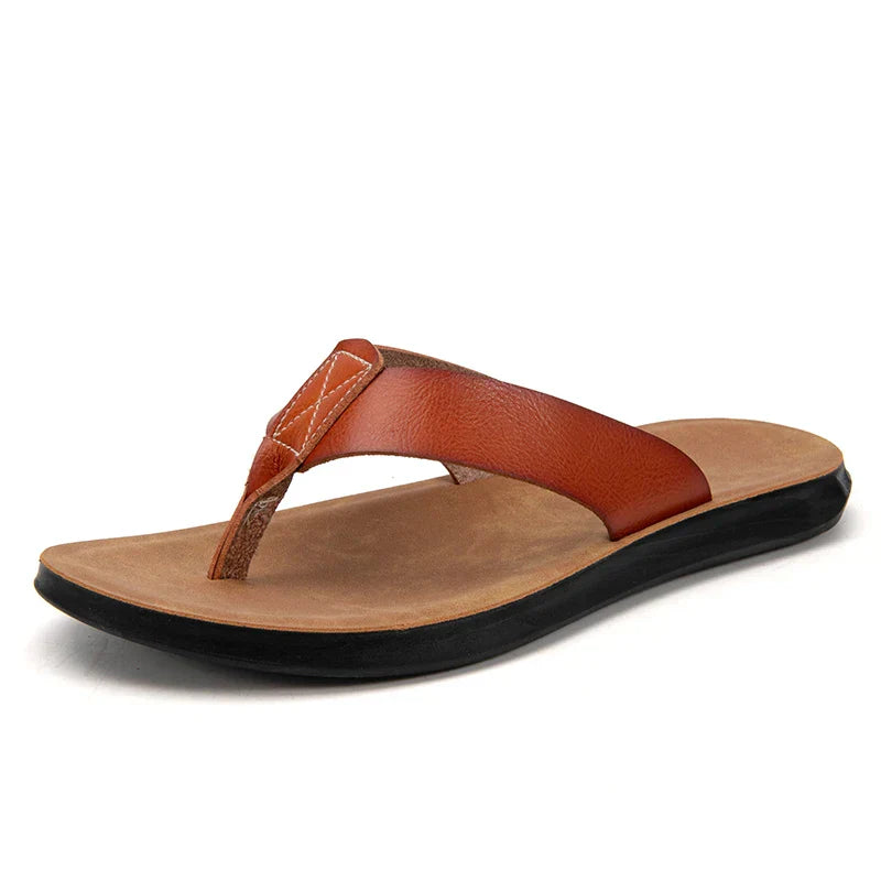 Lässige Ledersandalen