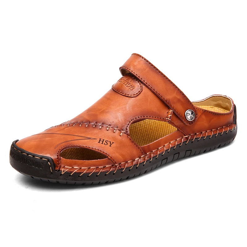 Klassische Ledersandalen