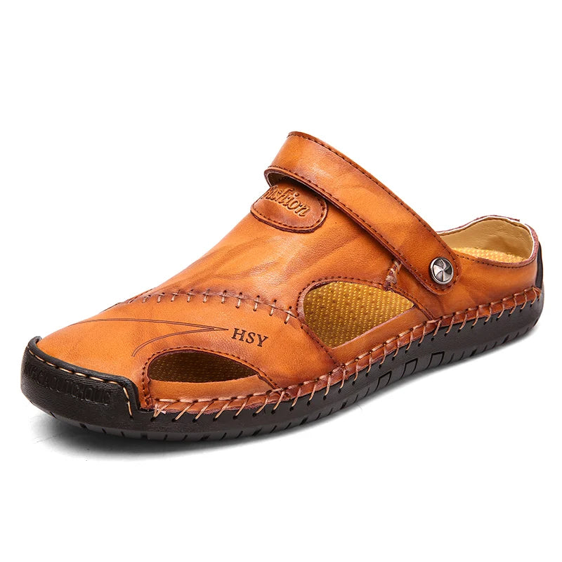 Klassische Ledersandalen