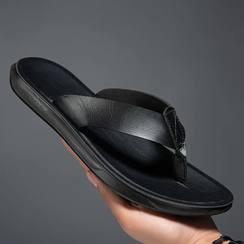 Lässige Ledersandalen