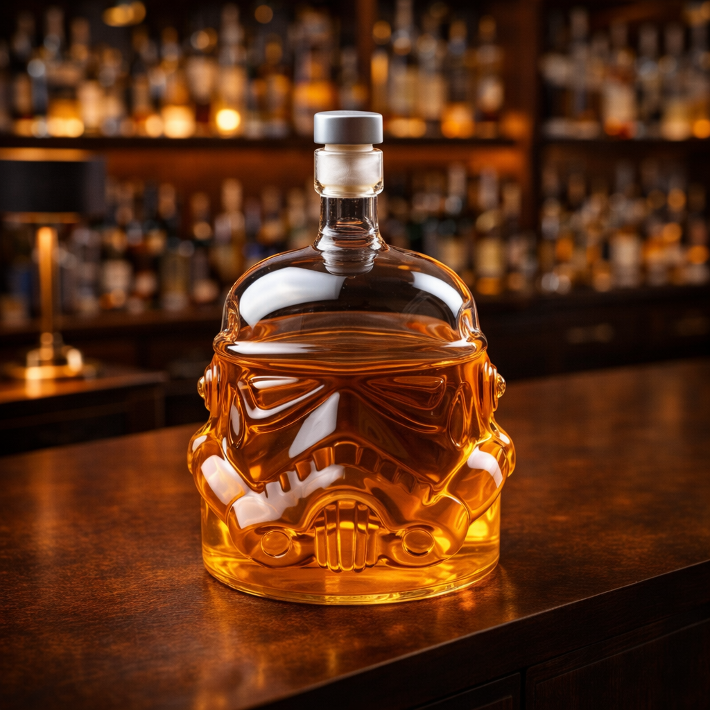 Whiskyflasche und Gläser - Star Wars Edition