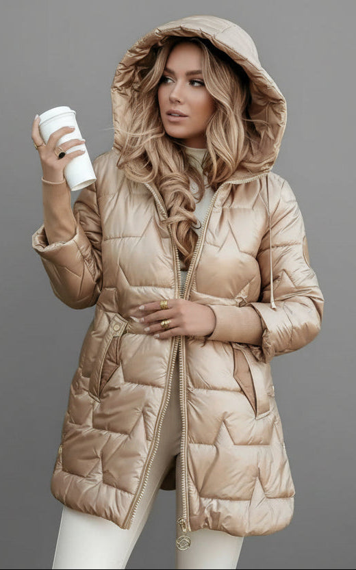 Cristelle™ | Leichter Steppmantel mit Kapuze