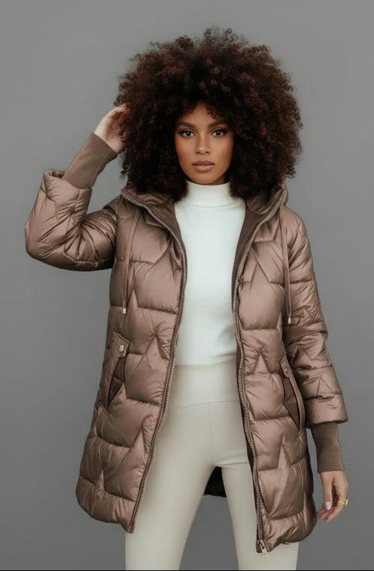 Cristelle™ | Leichter Steppmantel mit Kapuze