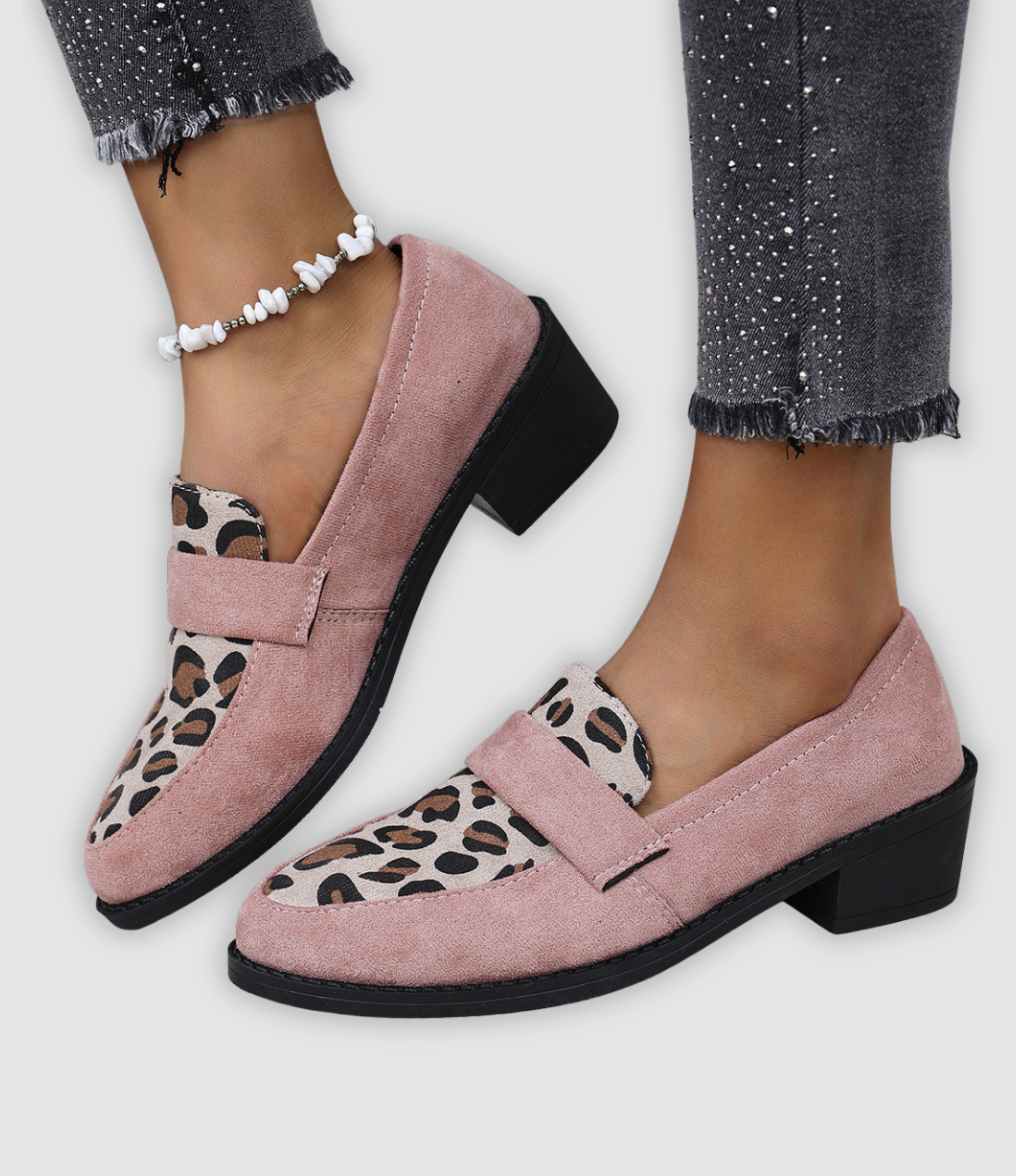 Gerda - Loafers mit Leopardenmuster