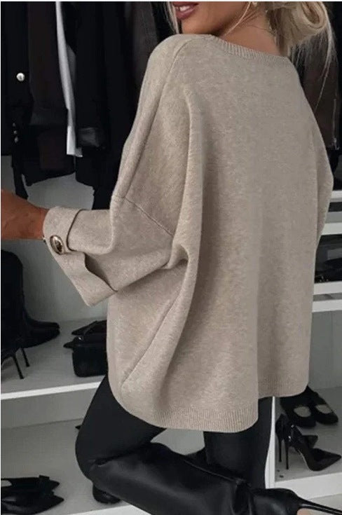 Lucía™ | Weicher Pullover mit Knopfdetails