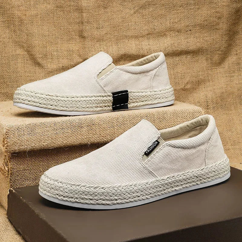 Breathable Slip-On Canvas Shoes