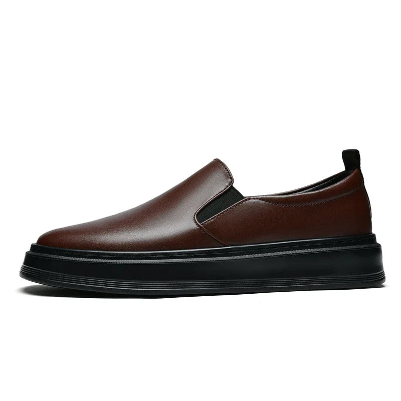 Leather Slip-On Shoes