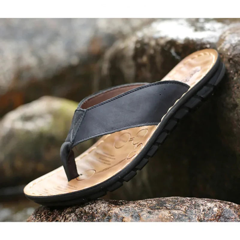 Herren Ledersandalen