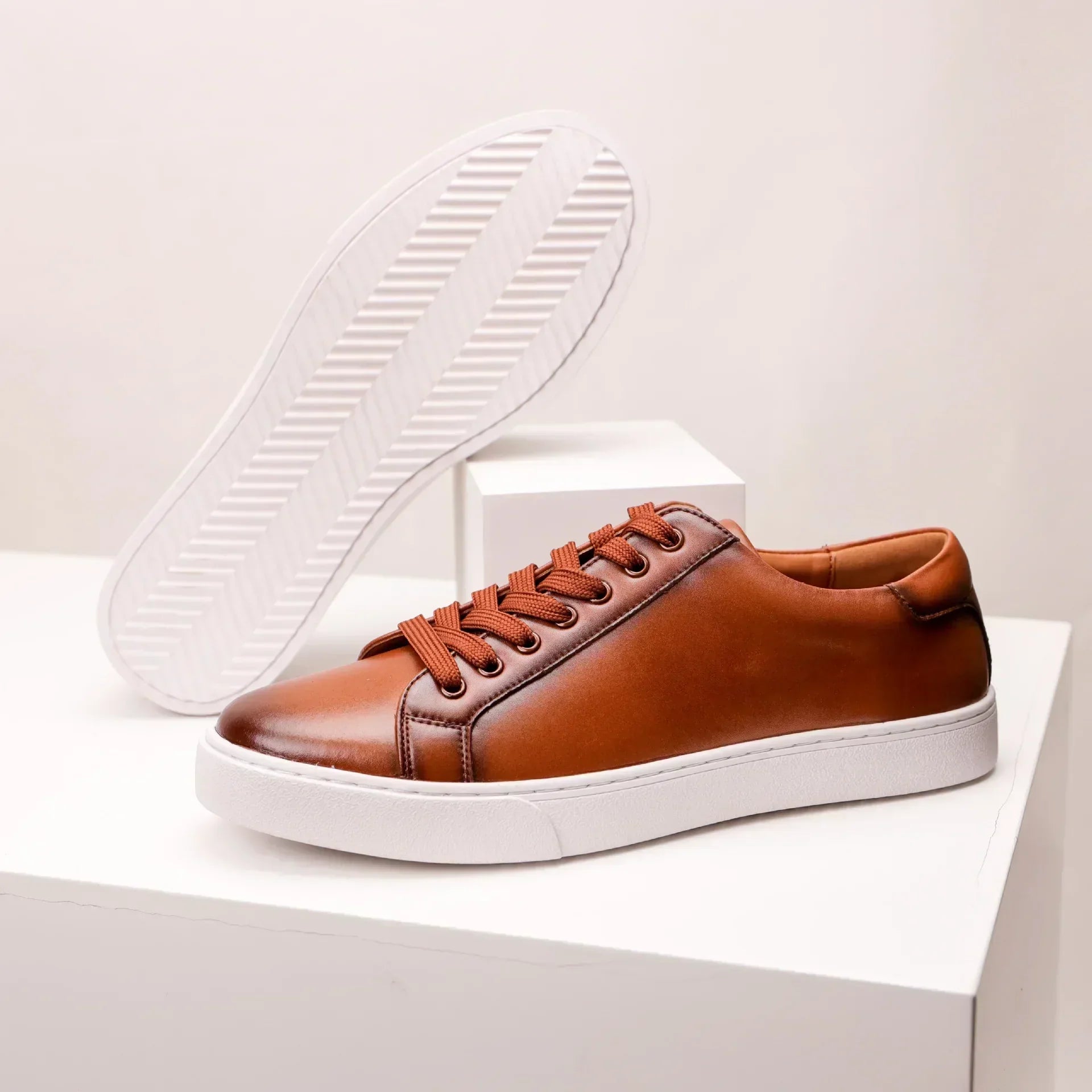 Genuine Leather Sneakers