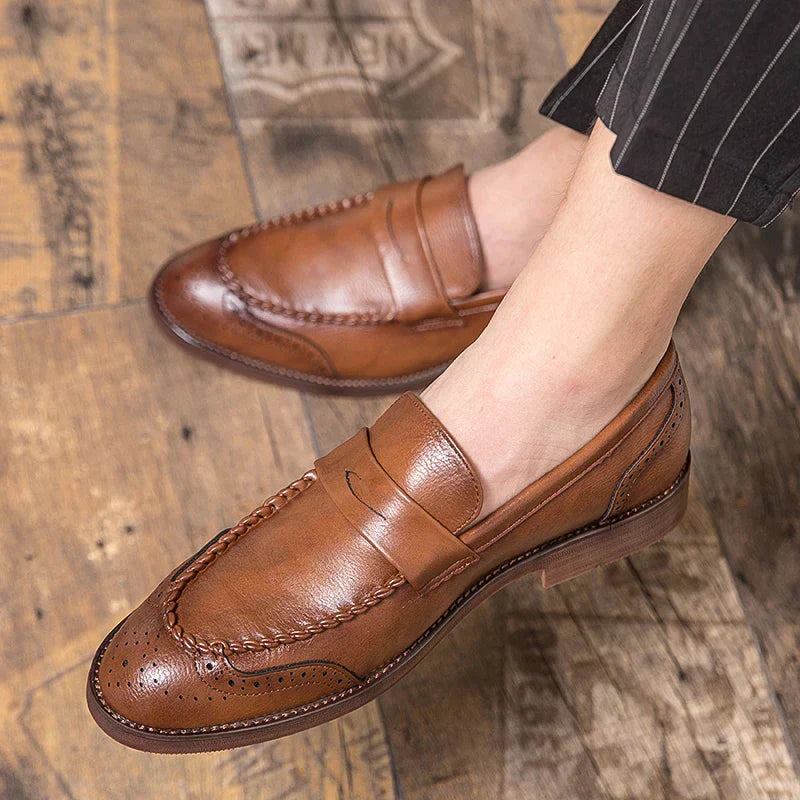 Chic Leather Loafers