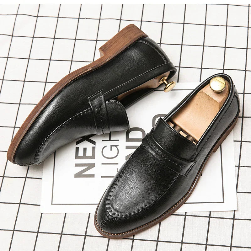 Leather Dress Loafers