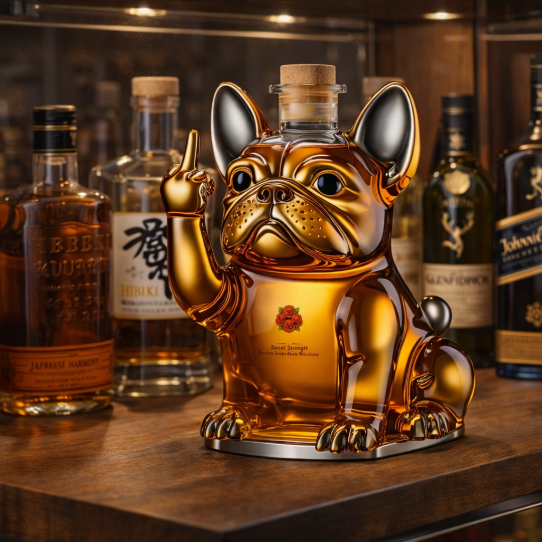 Eine Flasche Whisky - Hunde Edition
