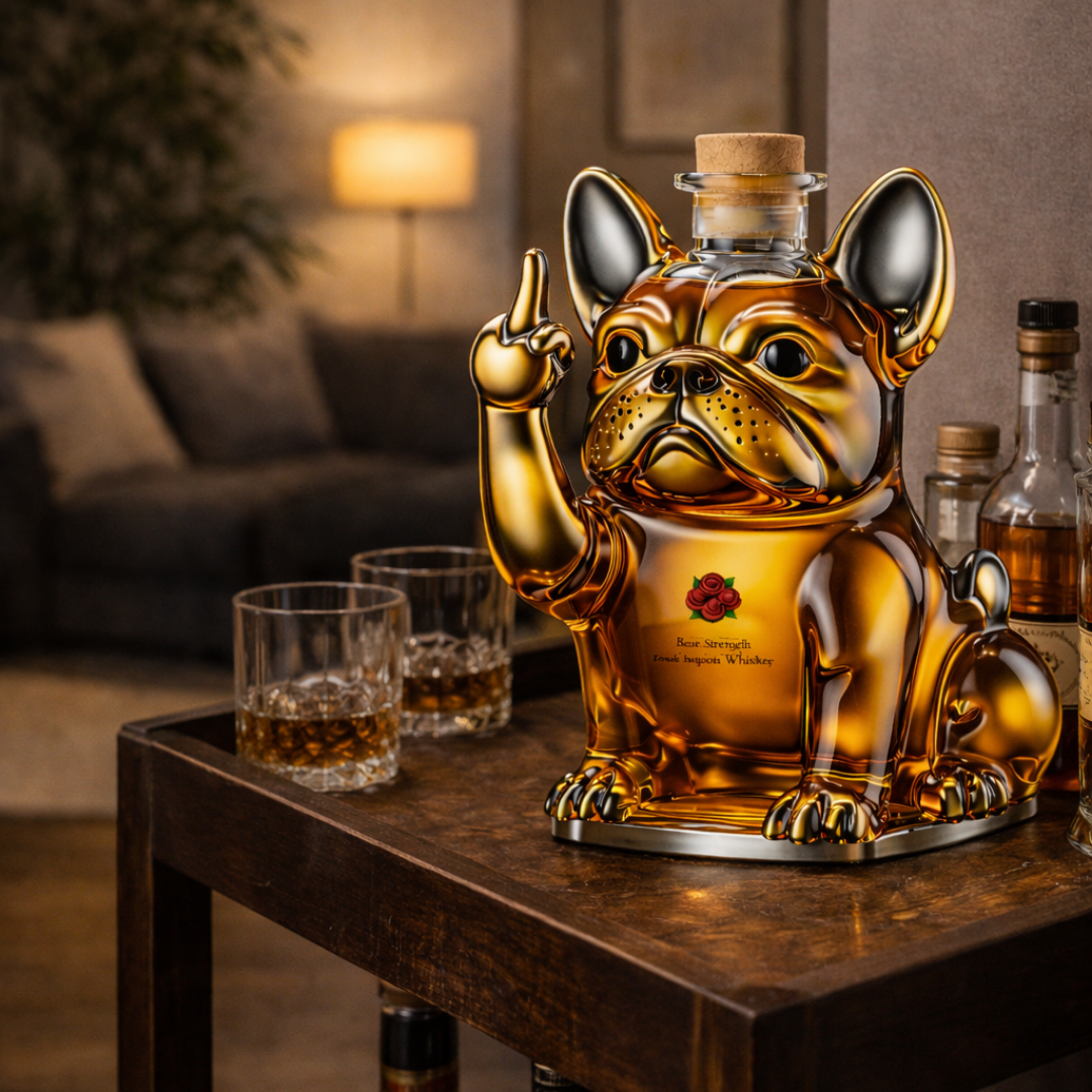 Eine Flasche Whisky - Hunde Edition