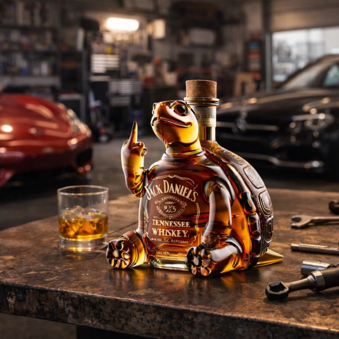 Flasche Whisky - Edition Schildkröte