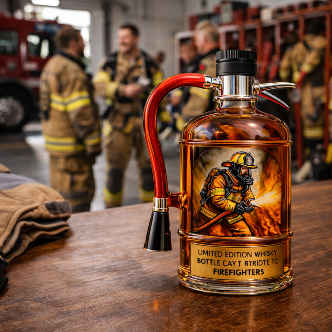 Eine Flasche Whisky - Feuerlöscher Edition