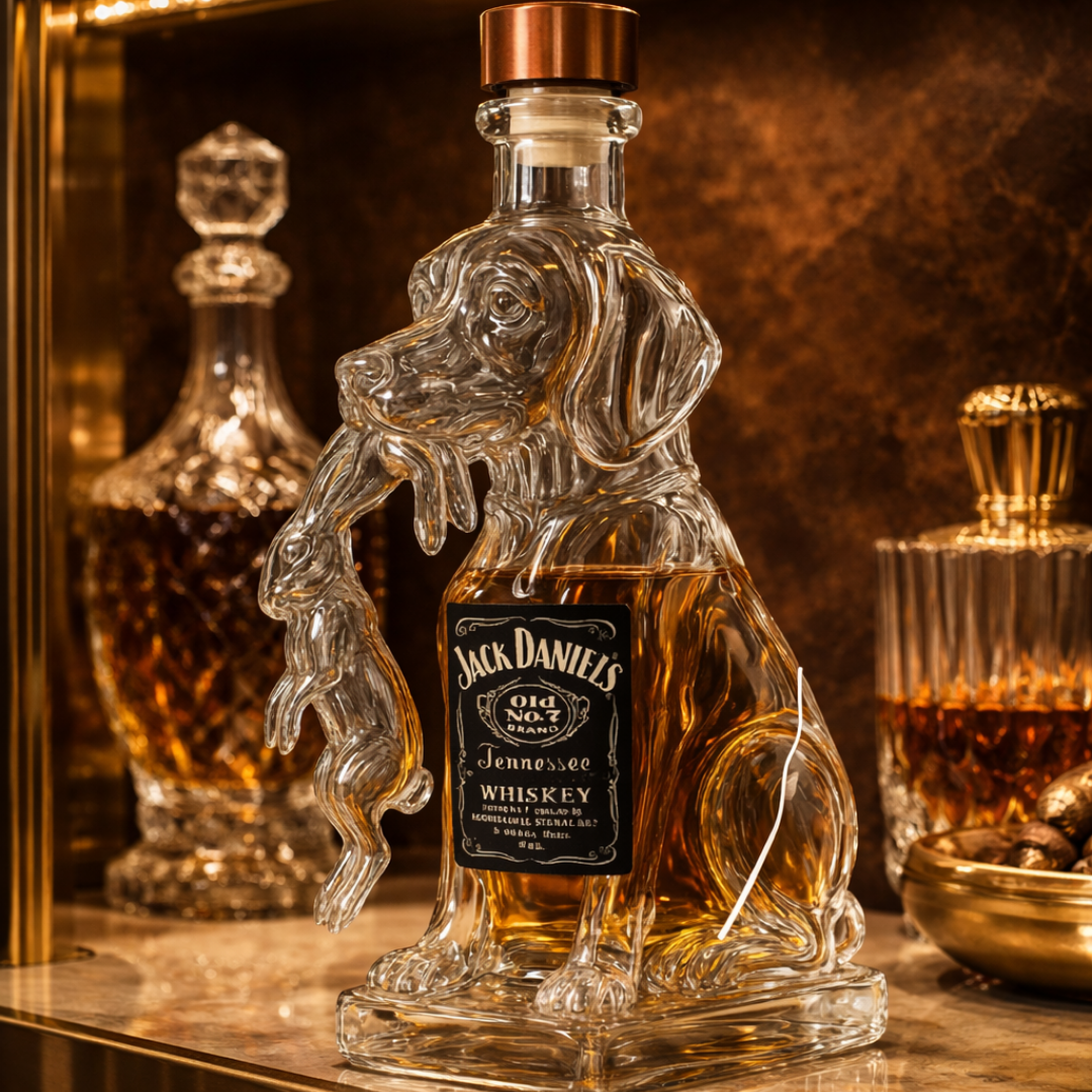 Flasche Whisky - Hund Edition