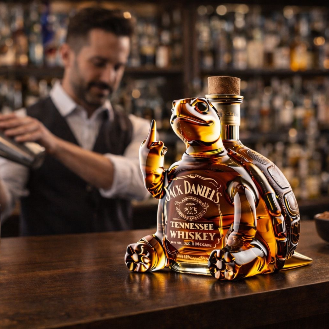 Flasche Whisky - Edition Schildkröte