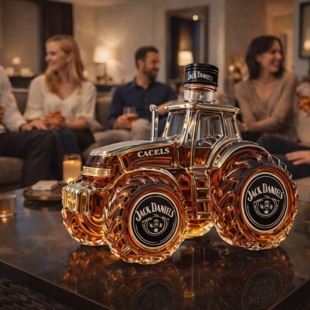 Flasche Whisky - Sonderausgabe Traktor