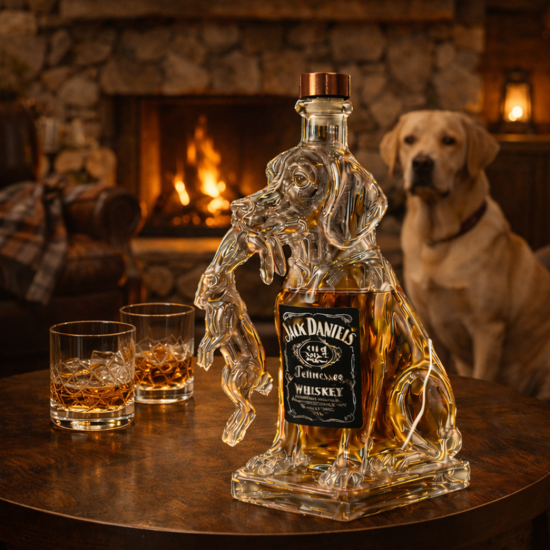 Flasche Whisky - Hund Edition