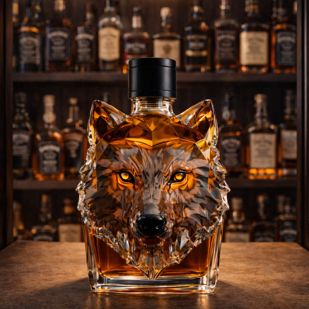 Flasche Whisky - Wolf Edition