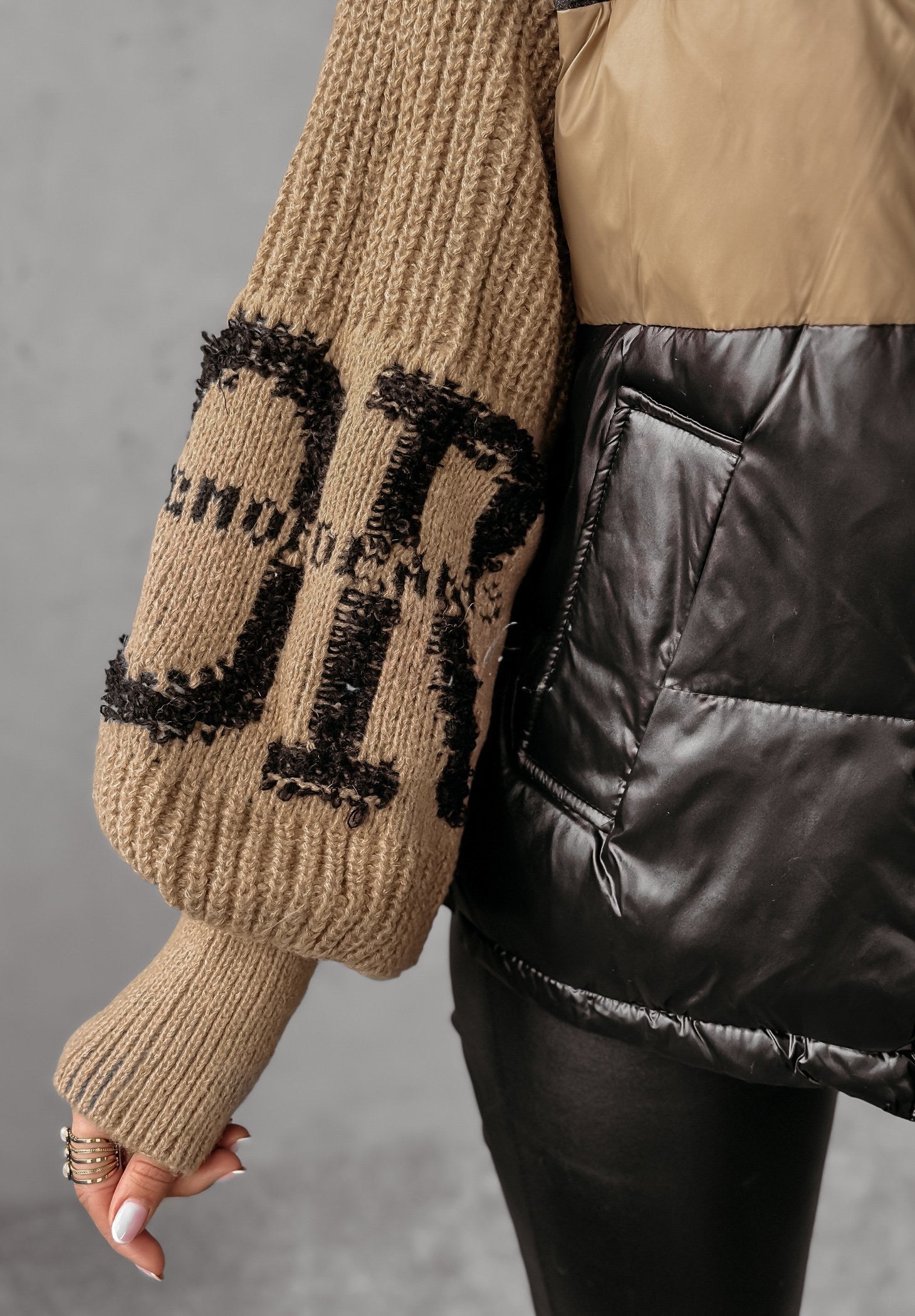 Mayce™ | Patchwork-Pufferjacke