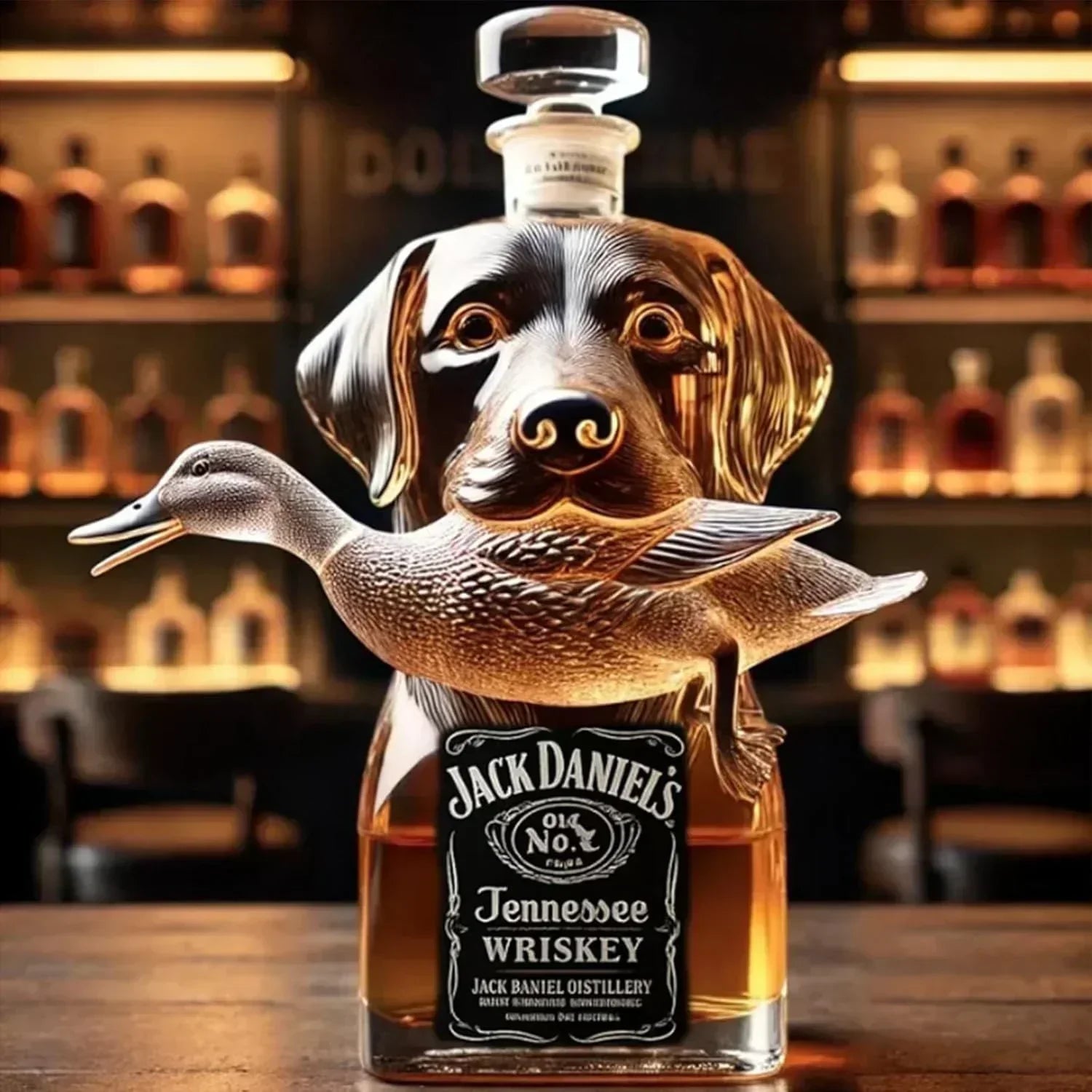 Flasche Whisky - Duck Edition