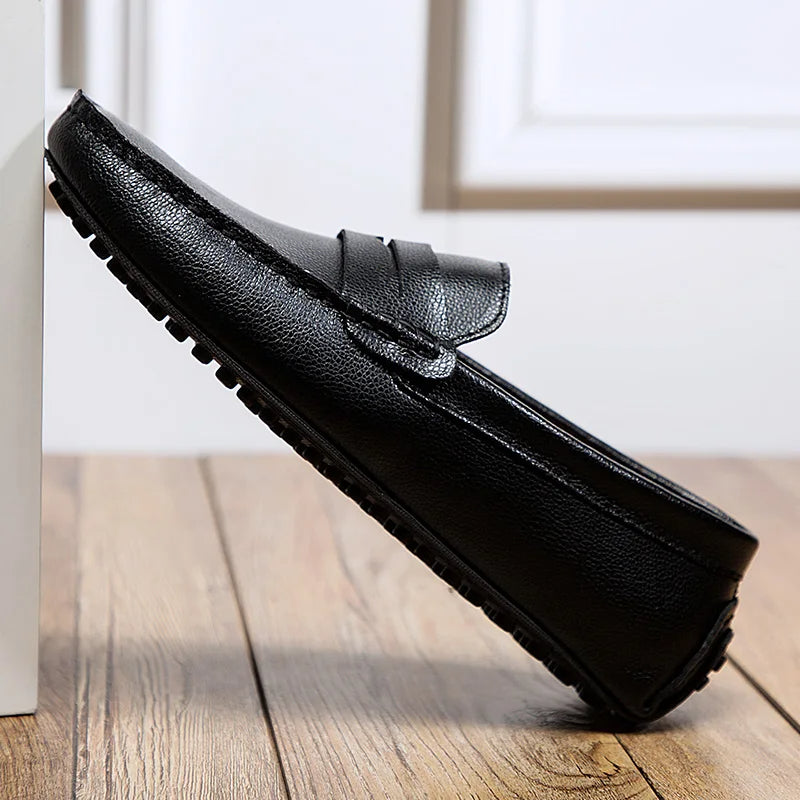 Casual Leather Summer Loafers