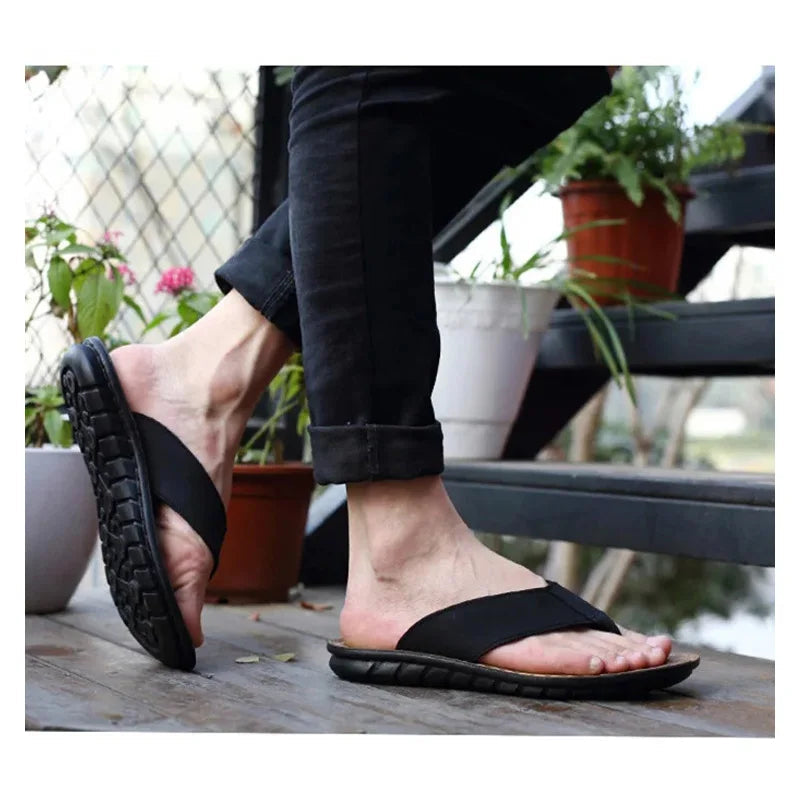 Herren Ledersandalen