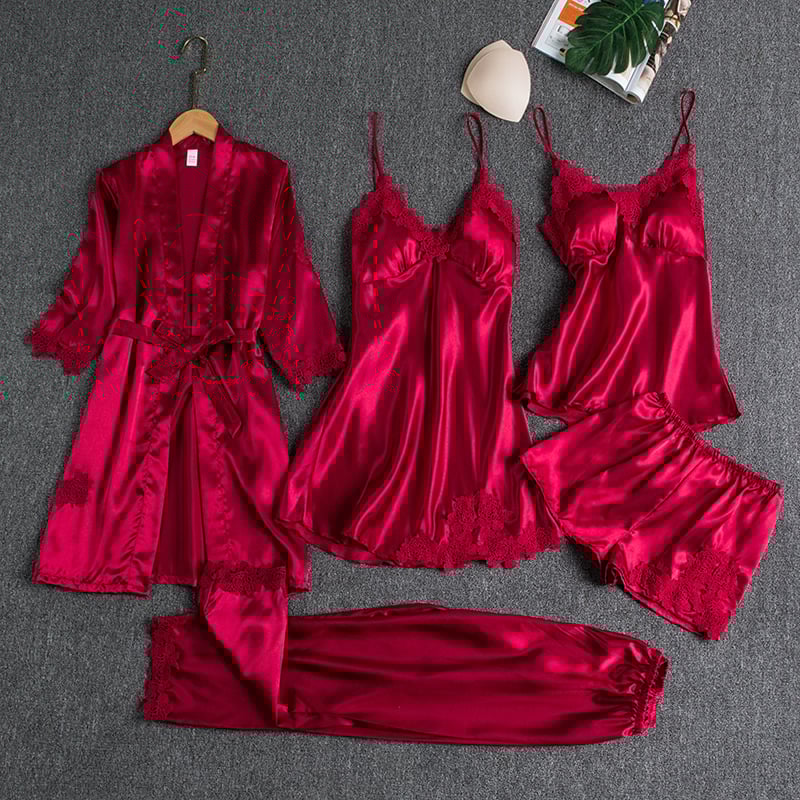 Dana – Elegantes Satin-Nachtwäsche-Set