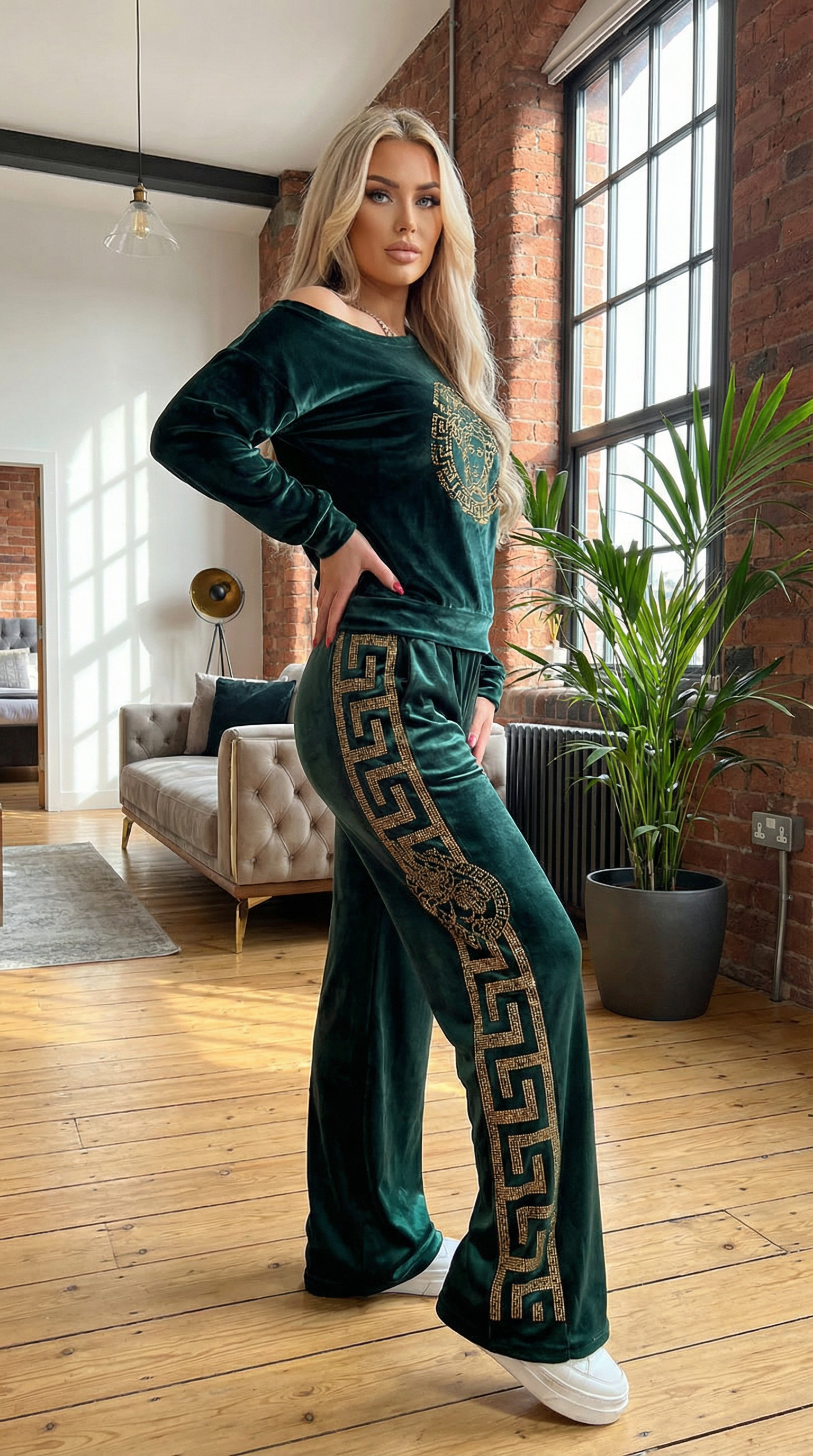 Seraina™ – Lounge Luxe Samt-Set