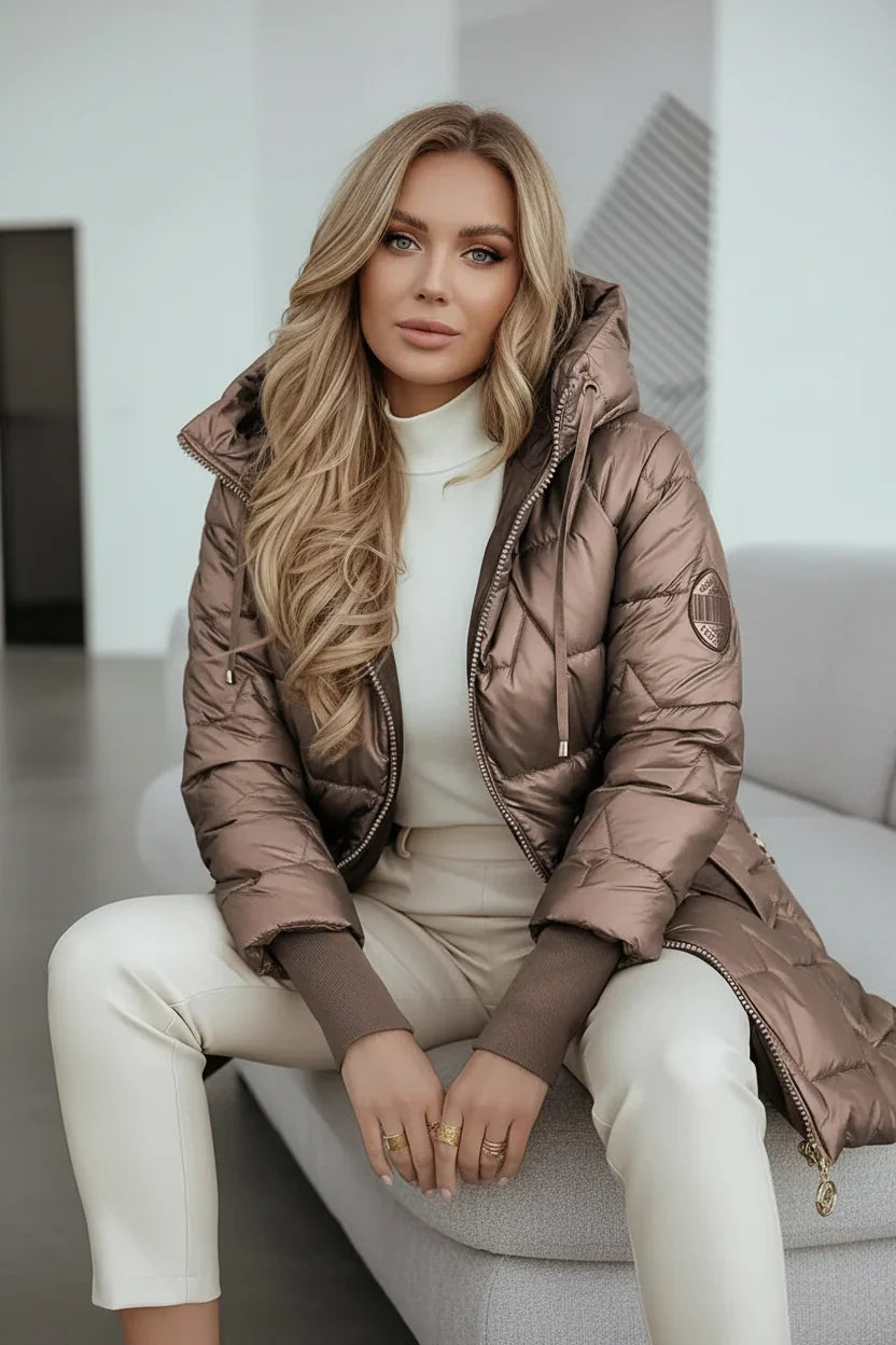 Cristelle™ | Leichter Steppmantel mit Kapuze