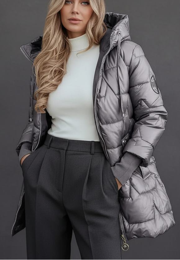 Cristelle™ | Leichter Steppmantel mit Kapuze