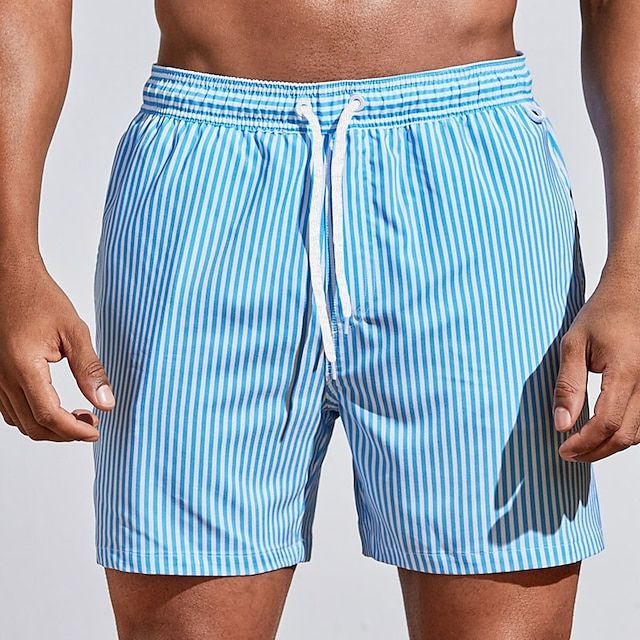 Martin – Legere gestreifte Boardshorts
