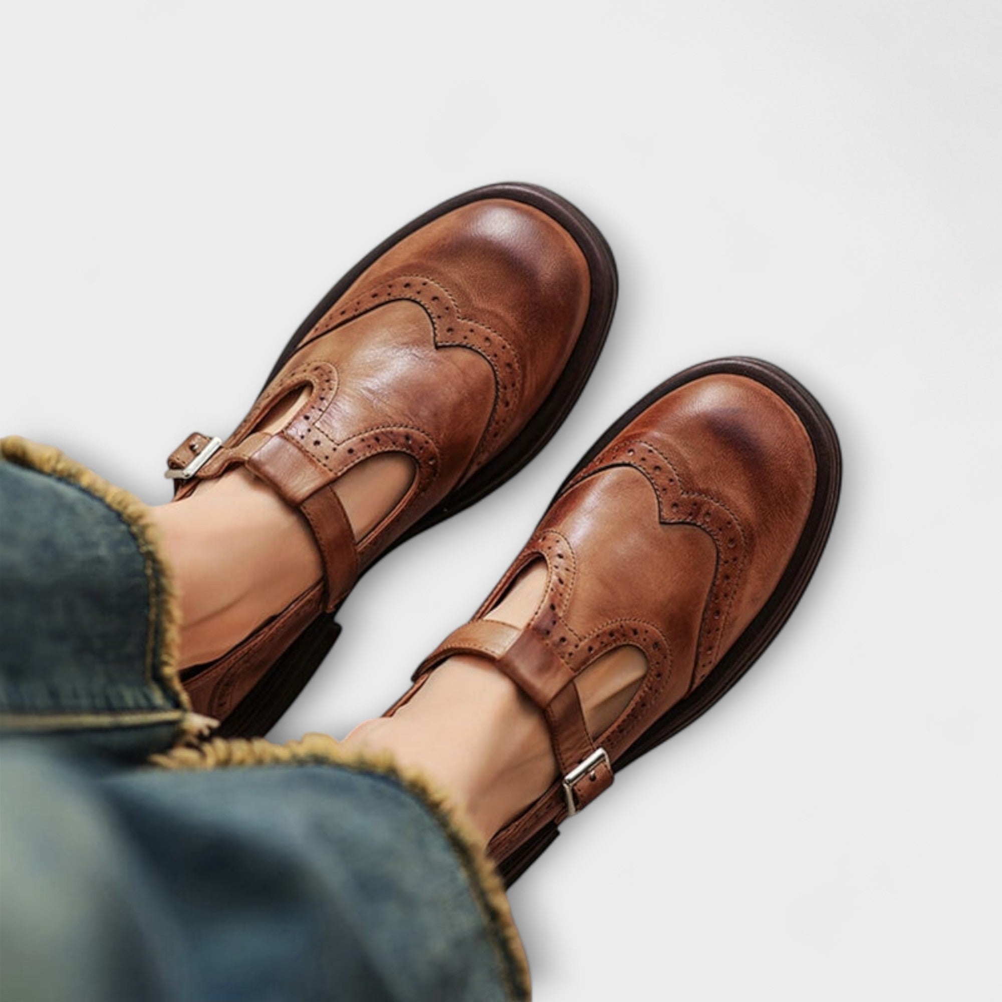 Emilia - Leder Mary Janes