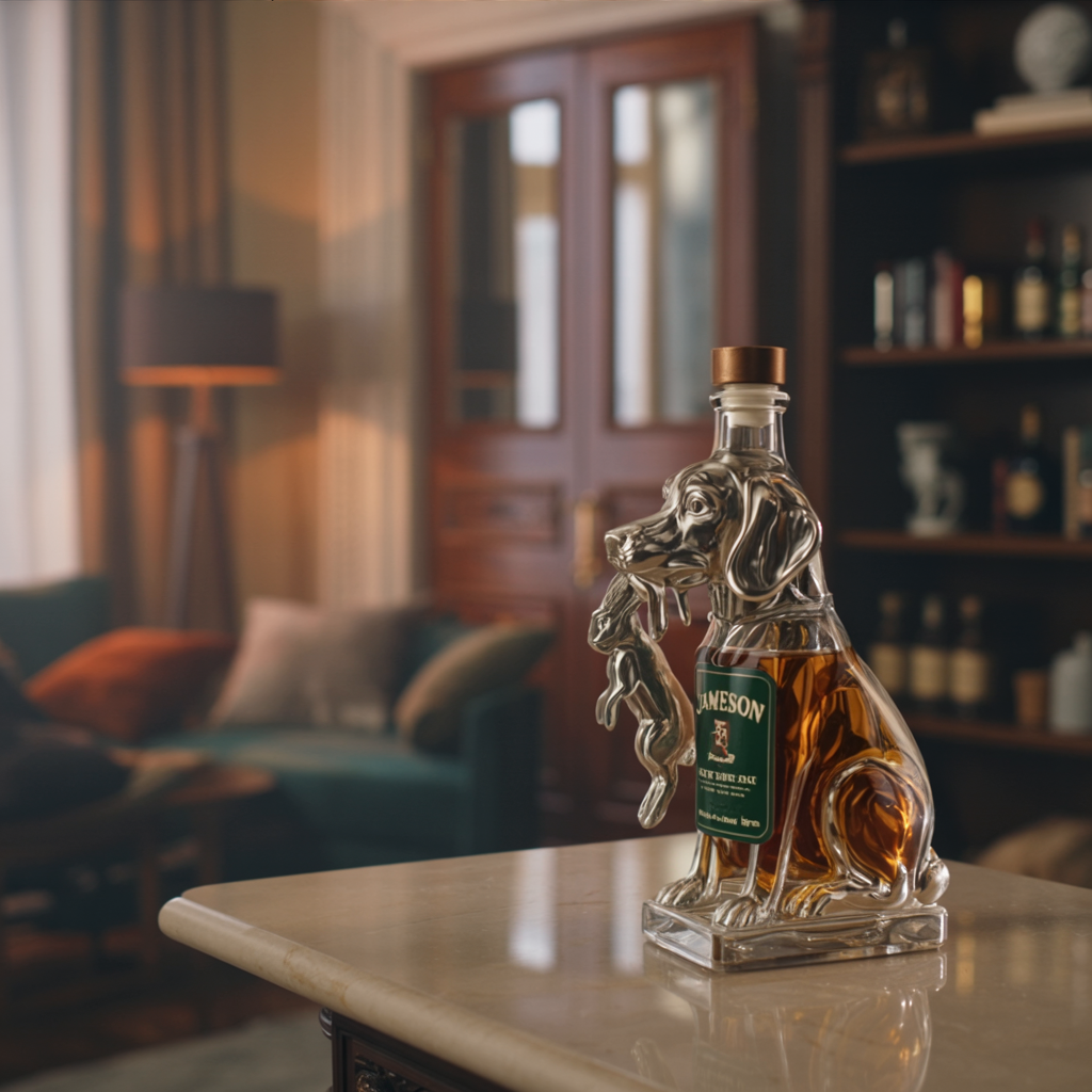 Flasche Whisky - Hund Edition