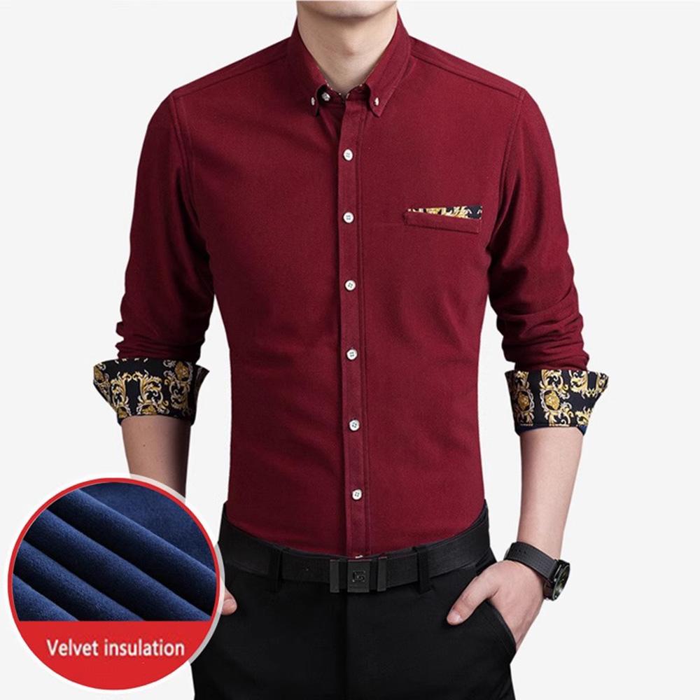 Adrien – Elegantes Thermo-Cordhemd