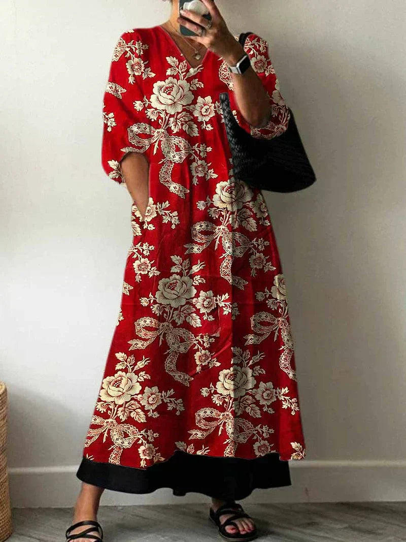 Elegantes bedrucktes Kleid Julia